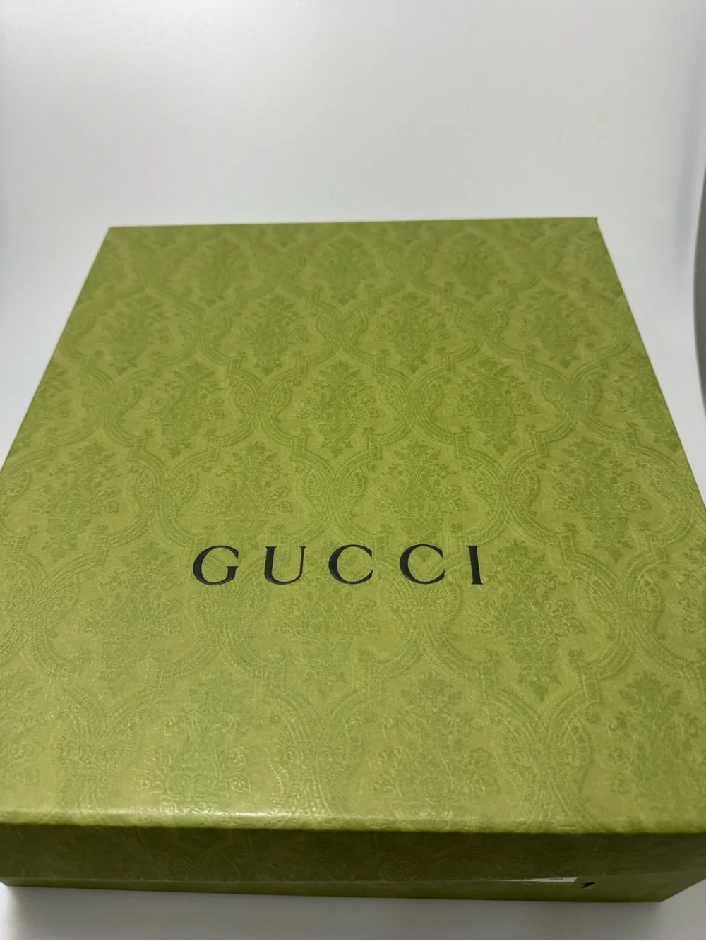Gucci Rhython Cut Out White Sneakers Men’s GG Size 8
